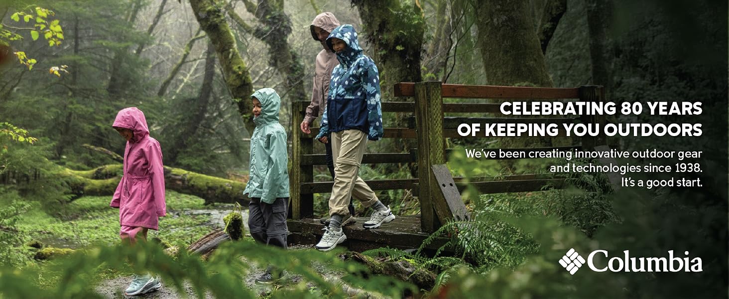 Celebrating 80 years of keeping you outdoors sinc 1938, Columbia Sportswear