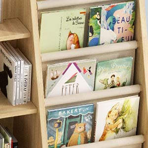 solid wood kids bookshelf