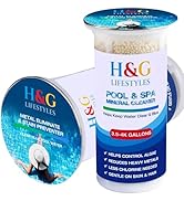 H&G Lifestyles Metal Eliminator & Stain Preventer Refill for Floating Dispenser, Removes Iron, Co...