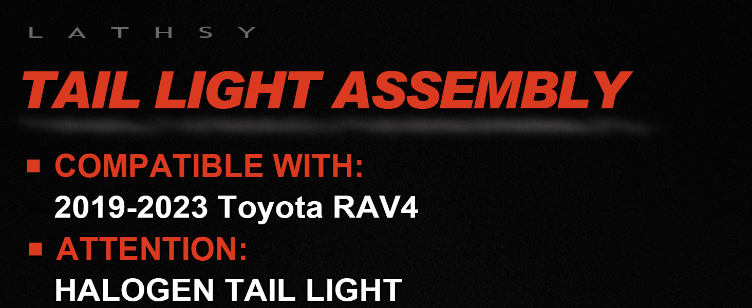 Tail Lights for 2019-2021 Toyota RAV4