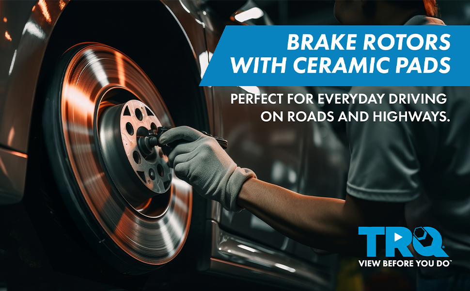 TRQ brake rotors are perfect for everyday driving on roads and highways.