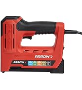 Arrow ET501C Cordless 5-In-1 Professional Staple and Nail Gun, Battery Powered Wire Stapler, Brad...