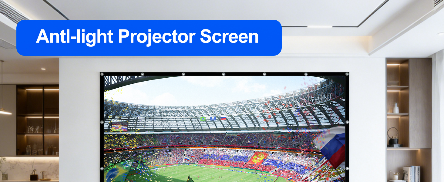 anti light projector screen