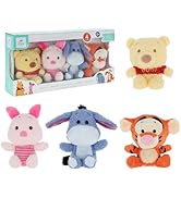 KIDS PREFERRED Disney Baby Classic Winnie The Pooh and Friends 4 Piece Plush Collector Set Stuffe...