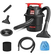 Shop-Vac 6 Gallon 5 Peak HP Wet/Dry Vacuum, Portable Shop Vacuum with Attachments for Jobsite, Ga...