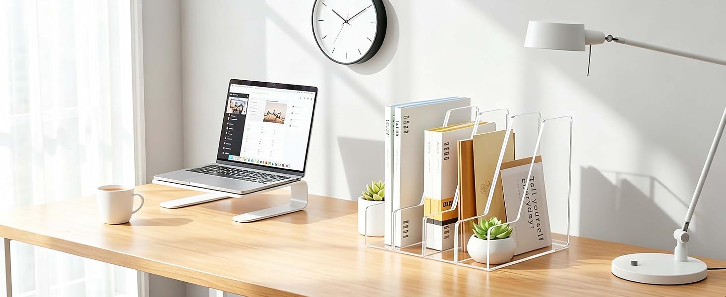 Clear Vertical File Organizer
