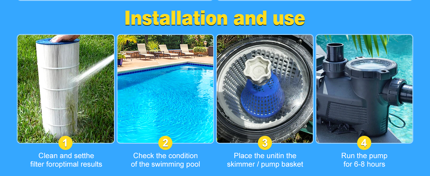 Rapid pool transformation