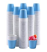 Turbo Bee 10 oz Disposable Coffee Paper Cups,270 Pack Hot Drinking Cups,White Paper Party Cups