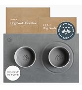 Dorai Home Stone Plant Pots Saucer Set 11.8" - Diatomite Water-Absorbing Trays for Indoor Plants,...