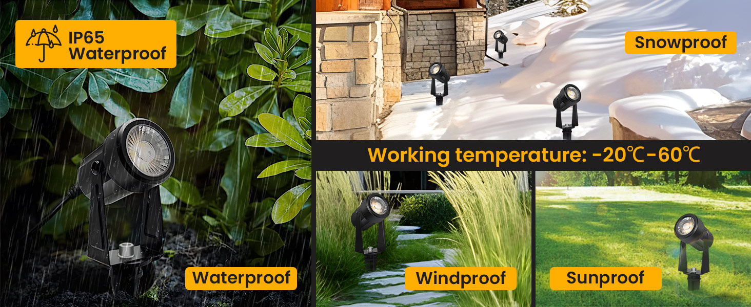 12V landscape spotlights