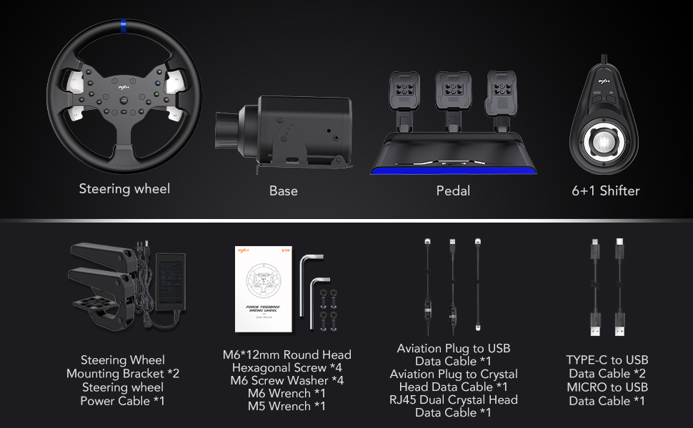 PXN V99 PC Racing Wheel