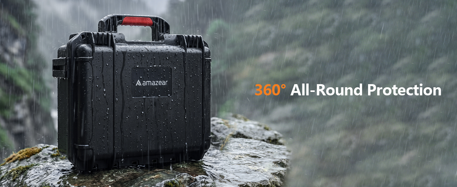 AMAZEAR Waterproof Hard Case Compatible with DJI OSMO Pocket 4P/4/Xtra Muse