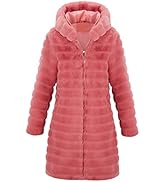 RISISSIDA Women Faux Fur Fleece Lightweight Jacket Spring Fall Transitional Fashion, Cute Thin Coat