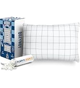 DozyBoy Fluff and Stuff Comfort Pillow | Queen Size Memory Foam Pillows, Chiropractor Designed an...