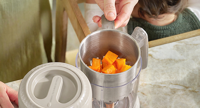 Grownsy Baby Food Maker with Stainless Steel Steam Basket