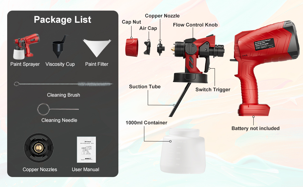 Cordless Paint Sprayer