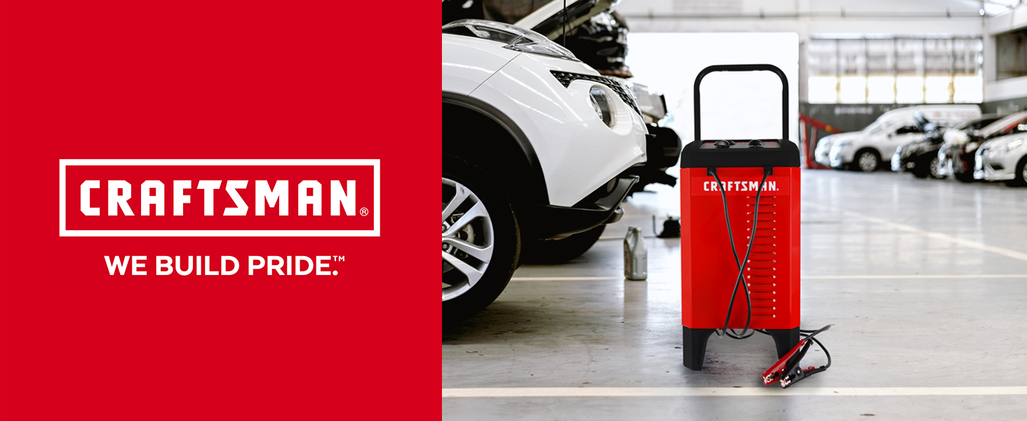 CRAFTSMAN CMXCESM274 175A 12V Manual Wheel Charger and Jump Starter