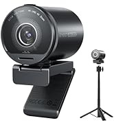 EMEET S600 4K Webcam with Tripod for Streaming - Sony 1/2.5'' Sensor, PDAF Autofocus, 1080P@60FPS...