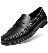 Journey West Men's Vintage Loafers for Men Belgian Loafers Slip-on Loafer Penny Loafer Casual Loa...