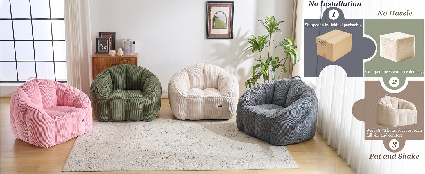 cozy bean bag chair