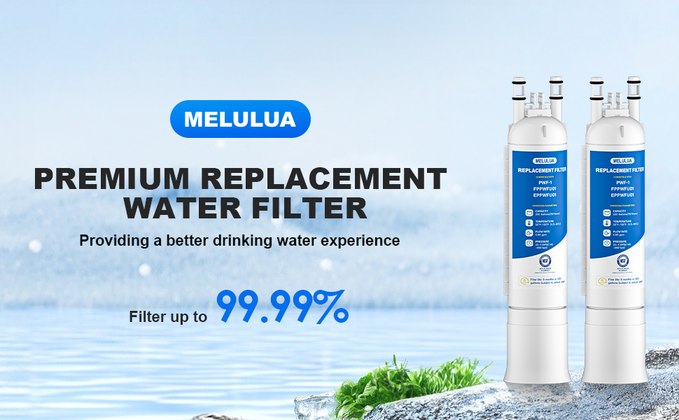 FPPWFU01 Water Filter Replacement Compatible with Frigidaire FPPWFU01 Water Filter