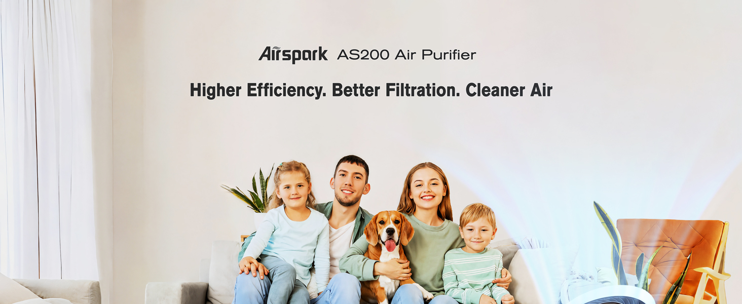 AS200 Air Purifier 2400ft PC A1