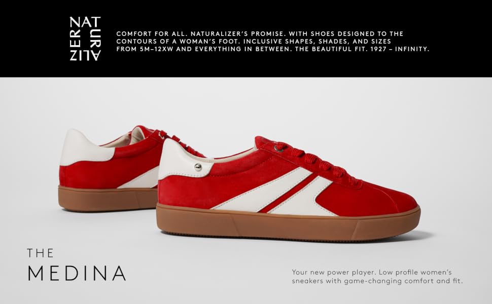 Your new power player. Low profile women’s sneakers with game-changing comfort and fit.