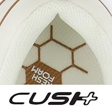 Molded CUSH+ insole for increased comfort for all day golf.