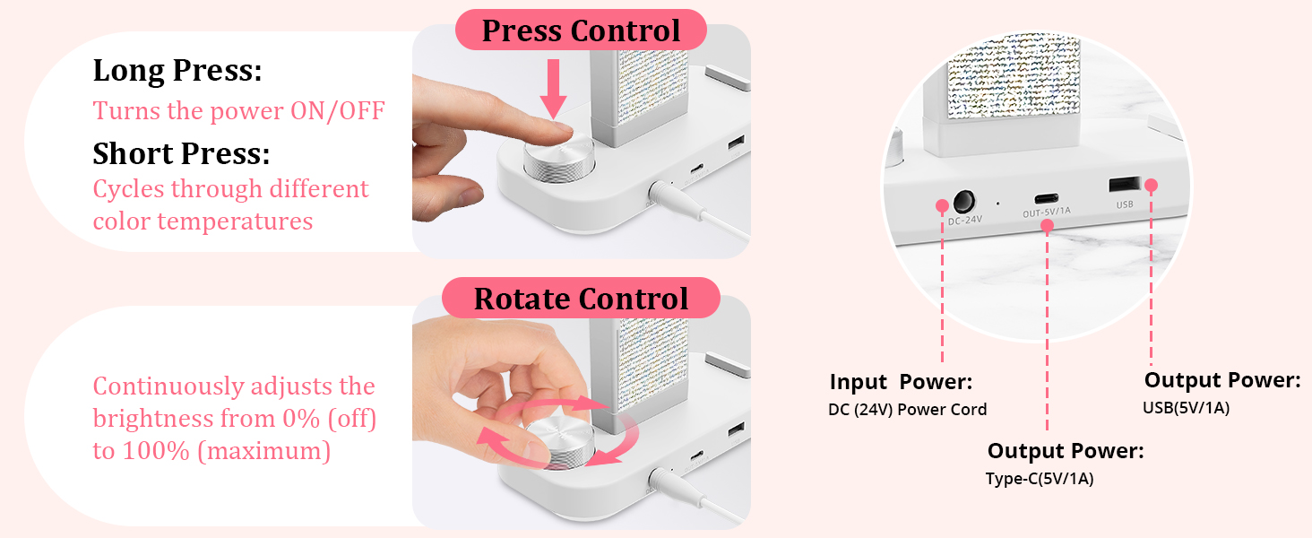 Nail Desk Lamp
