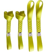 Yuoneiy Ratchet Straps Tie Down Heavy (4PK) Soft Loop Motorcycle Tie Down Straps Ratchet 1” x 15'...