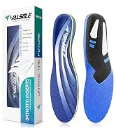 VALSOLE 220+ lbs Plantar Fasciitis High Arch Support Insole for Men Women,Heavy Duty Support Pain...