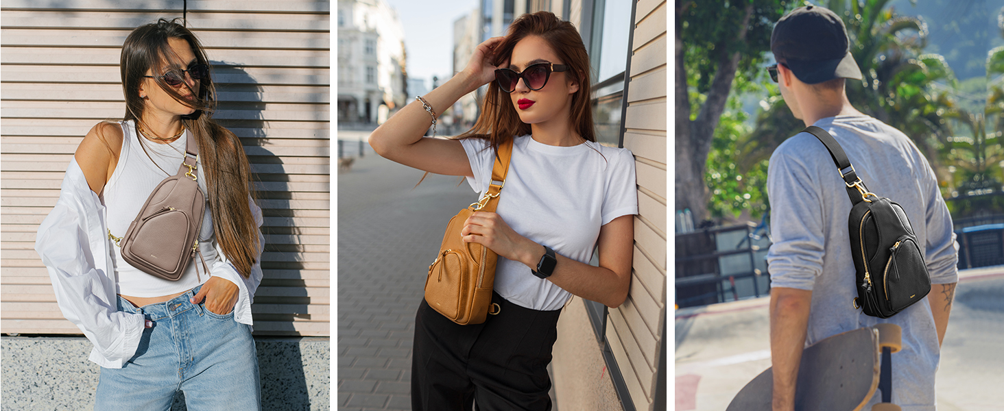 leather crossbody bags for women