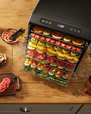 Excalibur Electric Food Dehydrator Performance Series 6-Tray with Adjustable Temperature Control ...