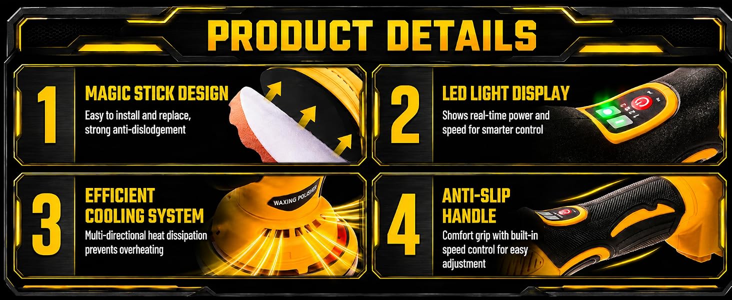 cordless buffer polisher