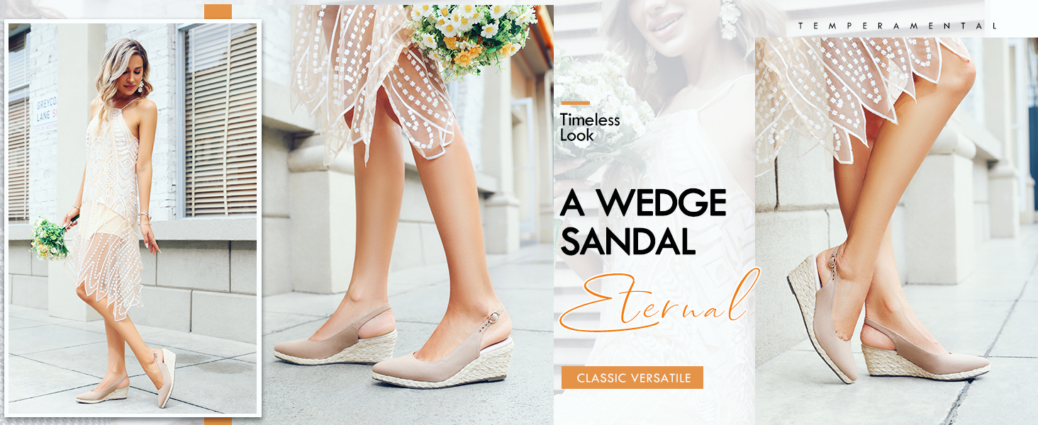Womens Wedge Sandals Espadrilles