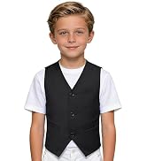 LOPEN STU Boys Suit Vest Kids Formal Dress Vest for Boy Wedding Ring Barear Easter Outfit, Size 5...