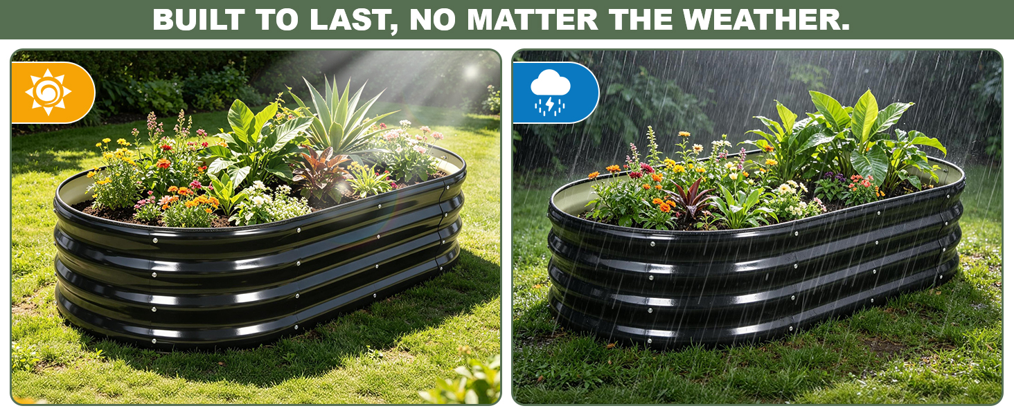 metal garden bed