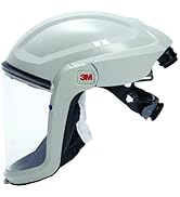 3M PAPR, Versaflo Respiratory Hard Hat M-307, For Powered Air Purifying Respirator, Premium Coate...