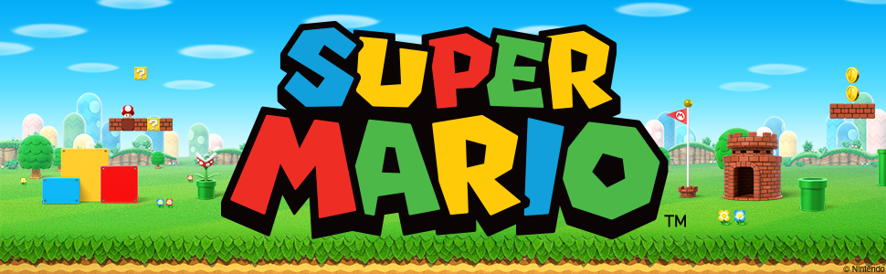 Super Mario Bros Logo Amazon Costumes Official Licensed Luigi Peach Bowser Yoshi Toad