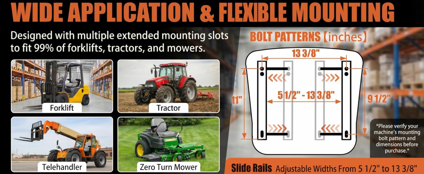 KUBOTA MOWER SEAT