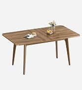 VASAGLE Coffee Table, 2-Tier Living Room Table with Storage, Center Table with Rounded Corners, 2...