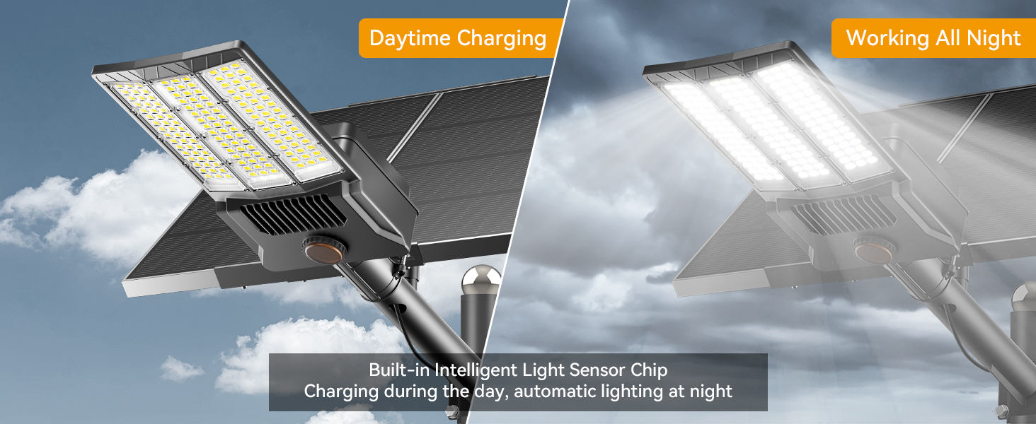 solar street lights outdoor