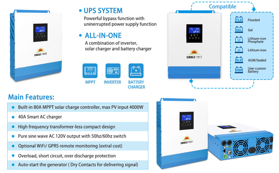 sungoldpower inverter 3000W