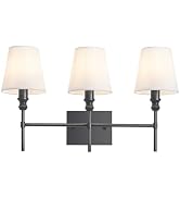 ZSMAIKU Bathroom Lights Over Mirror, 32.3 in 4-Light Bathroom Vanity Light, Brass Bathrooms Light...