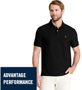 IZOD Men's Advantage Performance Short Sleeve Polo Shirt