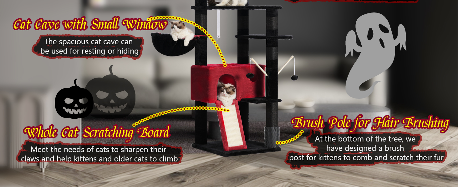 Floor to Ceiling Cat Tree