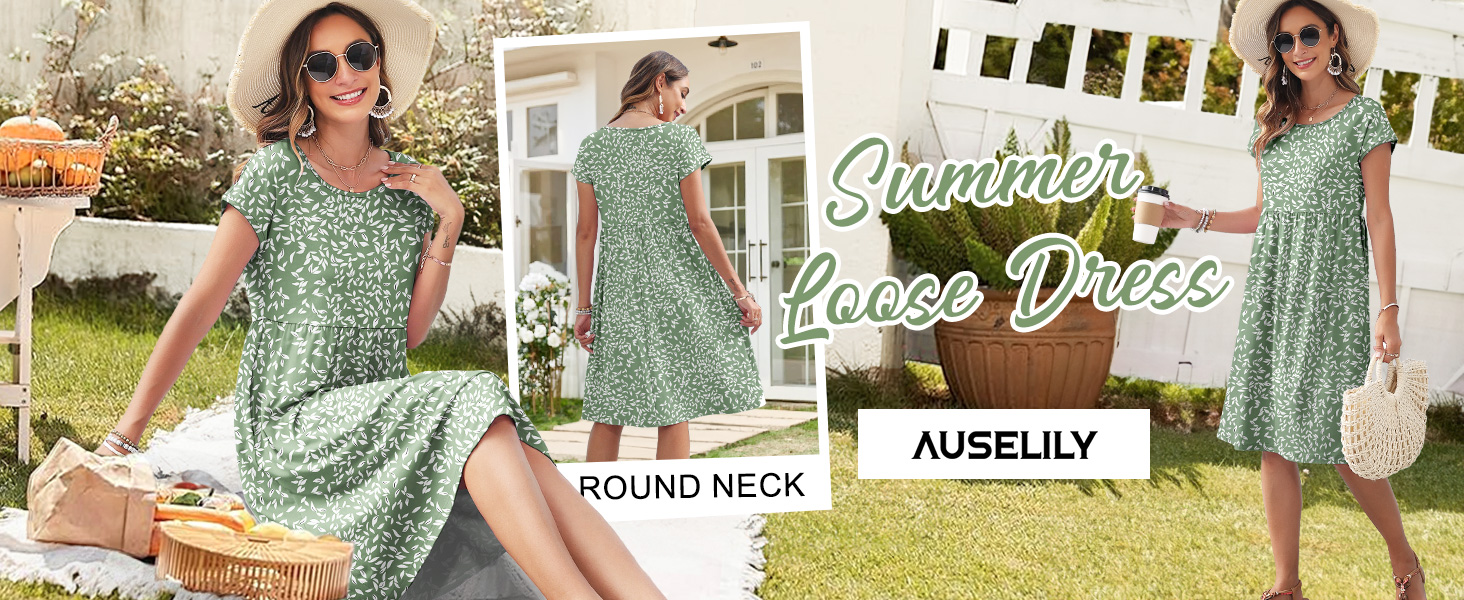 short sleeve dress for women