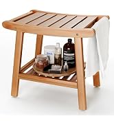 LEJANEOYE Outdoor Coffee Table, 2-Tier Adirondack Outdoor Side Table Weather Resistant, Patio End...