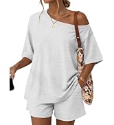 Trendy Queen 2 Piece Summer Set Oversized Top & Loose Fit Shorts with Pockets