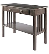 Winsome 40445 Wood Xola Occasional Table, Cappuccino Product in Inches (L x W x H): 45.0 x 15.98 ...
